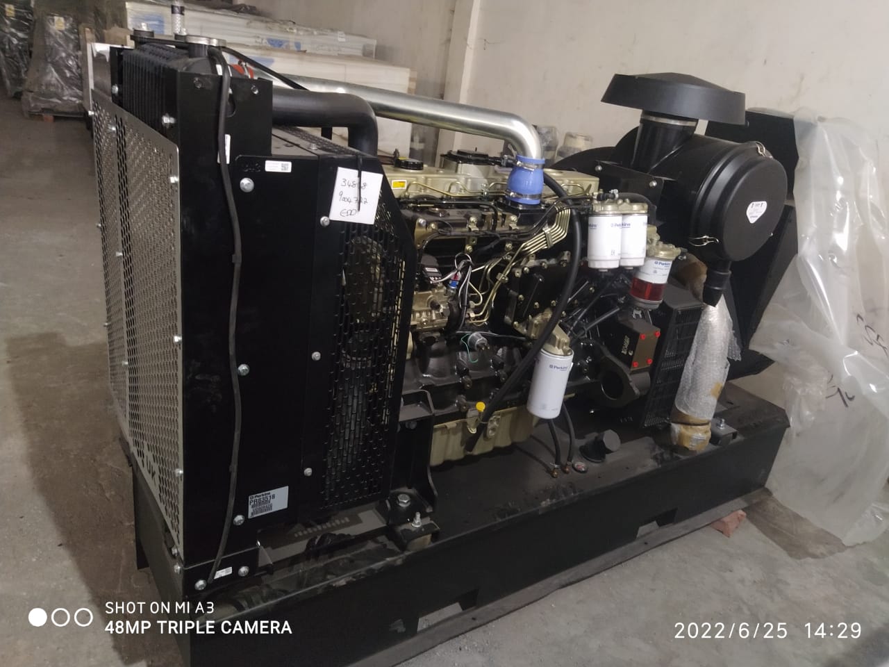 100 KVA / 80 KW Evol Series Open Type Diesel Generator
