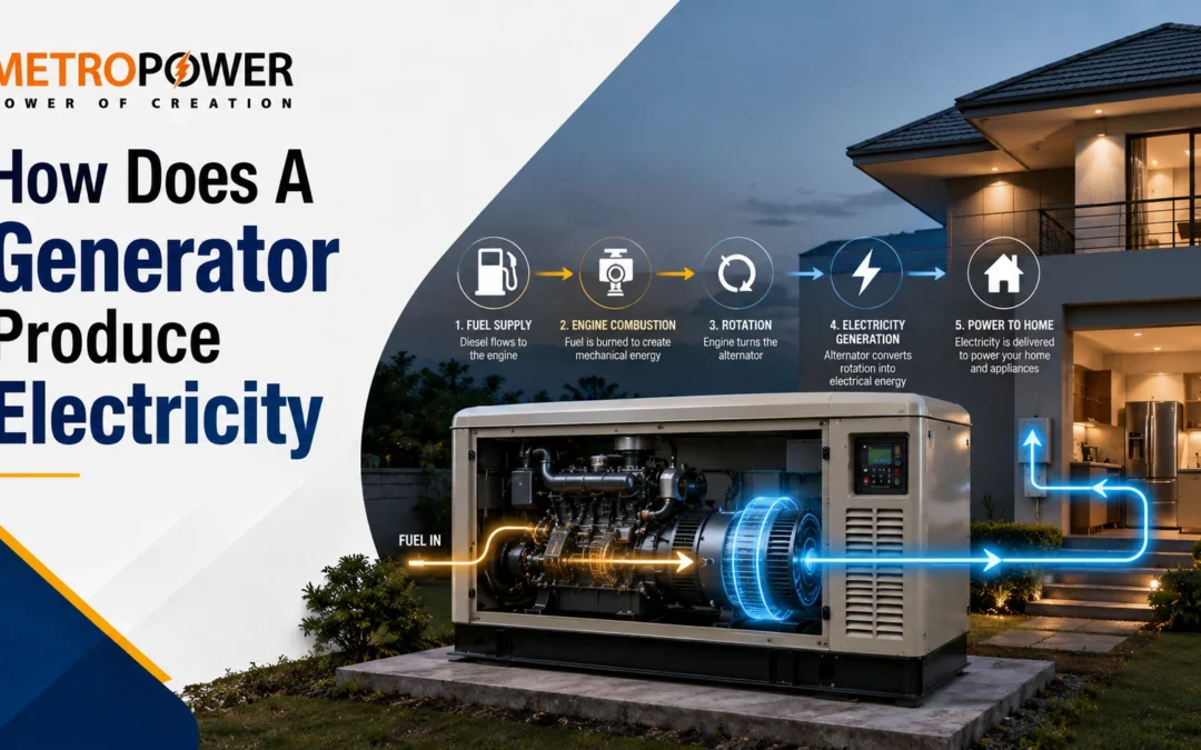 How Does A Generator Produce Electricity? Things You Should Know