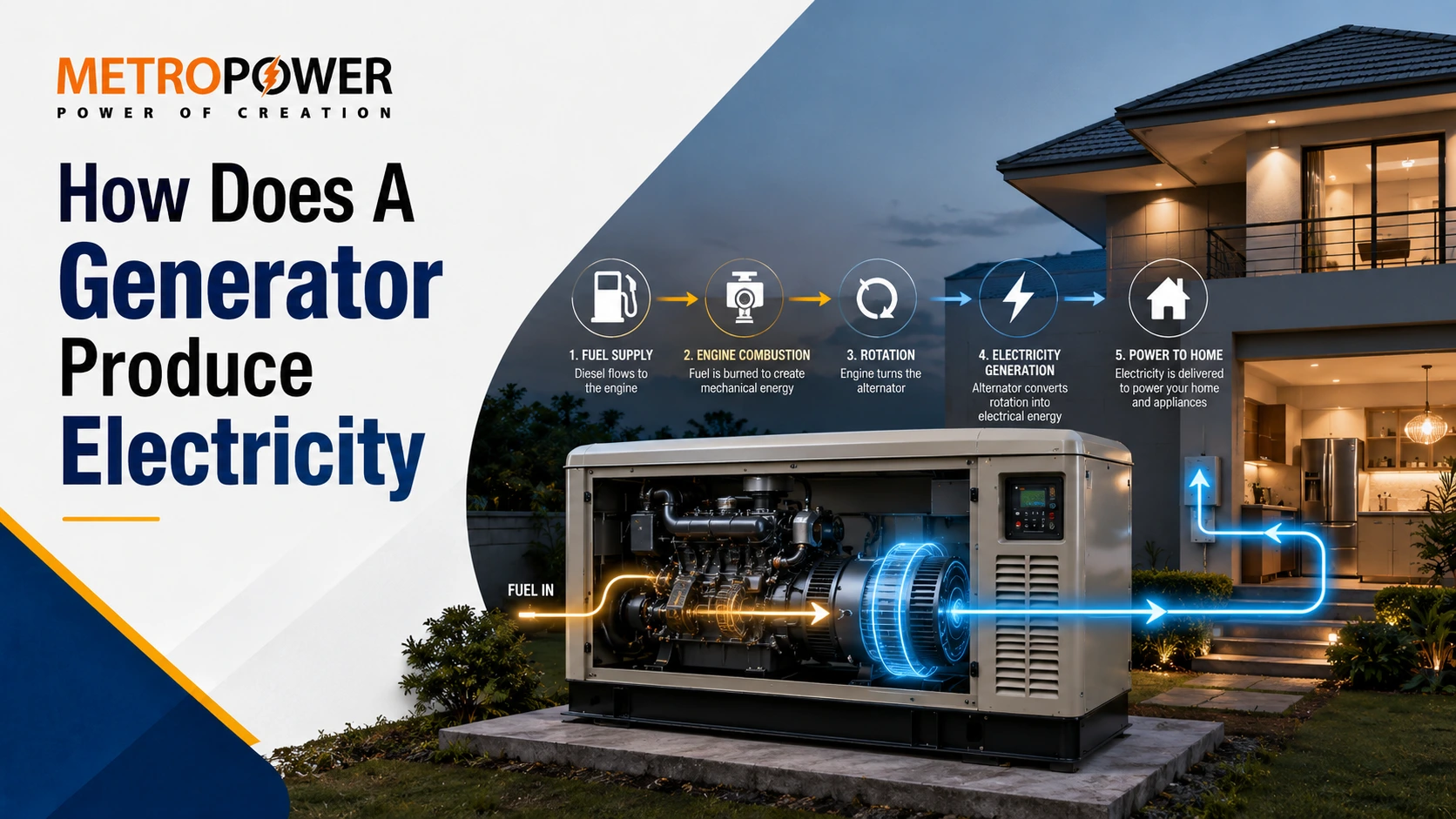 how does a generator produce electricity how does a generator produce electricity
